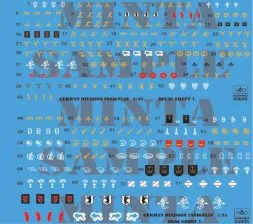 German WW.2 Division Symbols 1:35
