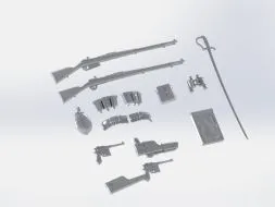 Turkich Infantry Weapons & Equipment WWII 1:35