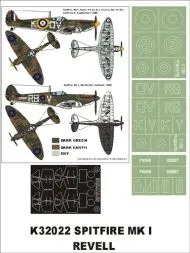 Spitfire Mak.I super mask for Revell/ Hasegawa 1:32