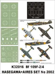 Bf 109F-2/4 super mask for Hasegawa 1:32