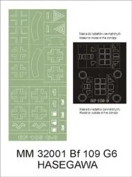 Bf 109G-6 maxi mask for Hasegawa 1:32