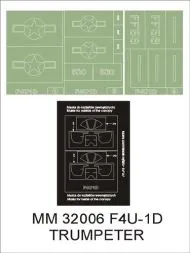 F4U-1D maxi mask for Trumpeter 1:32