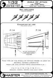 Angle Of Attack probes - US type 1:32