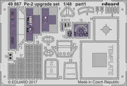 Pe-2 upgrade set for Eduard/ Zvezda 1:48