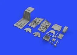 Bf 109G-4 cockpit for Eduard 1:48