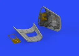 Bf 109F radio compartment for Eduard 1:48