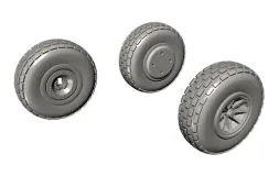 P-40 Wheels - Block Tread 1:72
