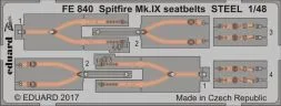 Spitfire Mk. IX seatbelts STEEL 1:48
