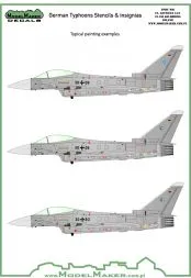 Eurofighter Typhoon German Stencils & insignias 1:48