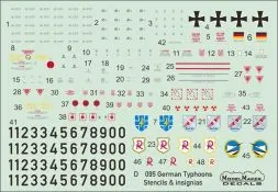 Eurofighter Typhoon German Stencils & insignias 1:48