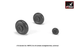 Do 17M/P/Z, Do 215 wheels w/ weighted tires 1:72