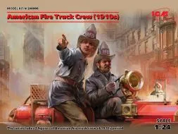 American Fire Truck Crew (1910s) 1:24