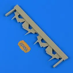 F-14A Tomcat tail reinforcement plates for Tamiya 1:48