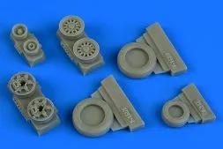 F-16I weighted wheels (Goodyear) for Kinetic 1:48