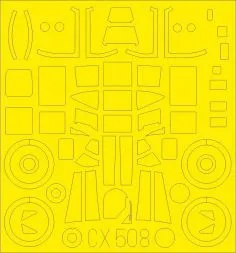 Shackleton AEW.2 mask for Airfix 1:72