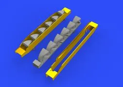 Bf 109G-6 exhaust stacks for Tamiya 1:48