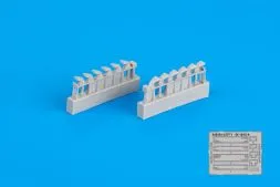 Bf 109G-6 exhaust stacks for Tamiya 1:48