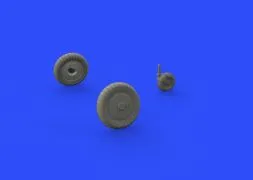 Bf 109G-6 wheels for Tamiya 1:48