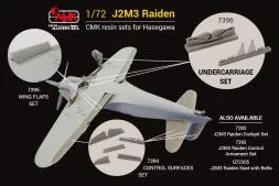J2M3 Raiden Wheel Wells and Covers for Hasegawa 1:72