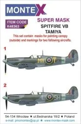 Spitfire Mk.Vb super mask for Tamiya 1:48