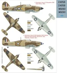 Hurricane Mk.I trop super mask for Airfix 1:48