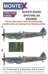 Spitfire Mk.XVI super mask for Eduard 1:48