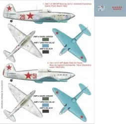 Yak-1 super Mask für ACC. M. Set.3 1:48