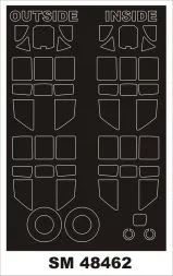 Ki-61-I Hein mask for Tamiya 1:48