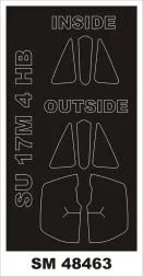Su-17M4 mask for Hobby Boss 1:48