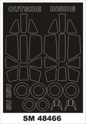 Su-25UB/UBK mask for KP/ Smer 1:48