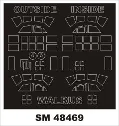 Walrus Mk.I mask for Airfix 1:48