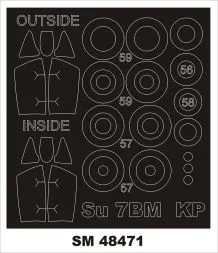Su-7BM mask for KP 1:48