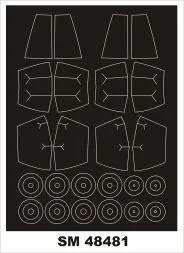 SK-37 Viggen mask for Special Hobby 1:48