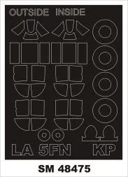 La-5FN mask for KP/ Bilek 1:48