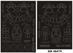 He 111H-6 mask für ICM 1:48