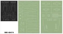 P-51D maxi mask for Airfix 1:48