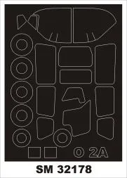 O-2A Skymaster Mask for Roden 1:32