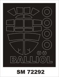 Boulton Paul Balliol mask for Special Hobby 1:72