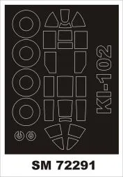 Ki-102 Randy mask for Sword 1:72