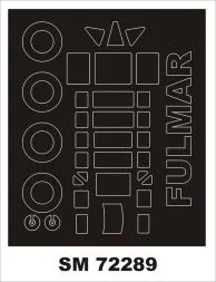 Fairey Fulmar I mask for AZmodel 1:72