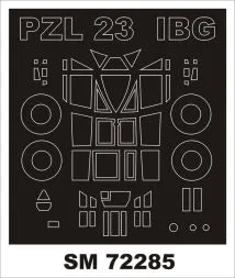 PZL P-23 KARAS mask for IBG 1:72