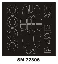 P-40E mask for Special Hobby 1:72