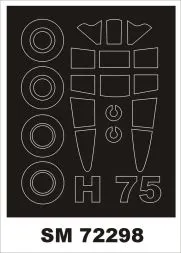Haek H-75 mask for AZmodel 1:72