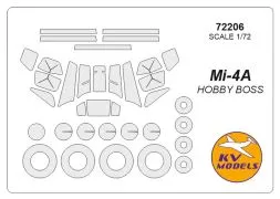 Mil Mi-4A mask for Hobby Boss 1:72