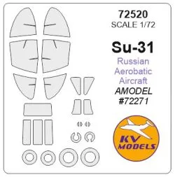Su-31 mask for Amodel 1:72