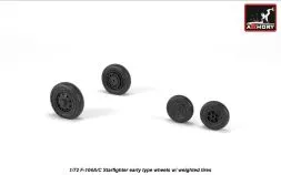 F-104A/C Starfighter early type wheels 1:72