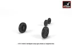 F-104A/C Starfighter early type wheels 1:72