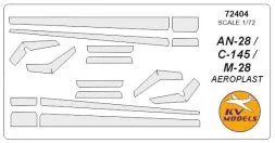 An-28 anti icing surfaces mask for Aeroplast 1:72