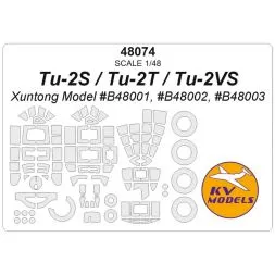 Tu-2 mask for Xuntong 1:48