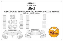 Mil Mi-2 mask (Double sided) for Aeroplast 1:48
